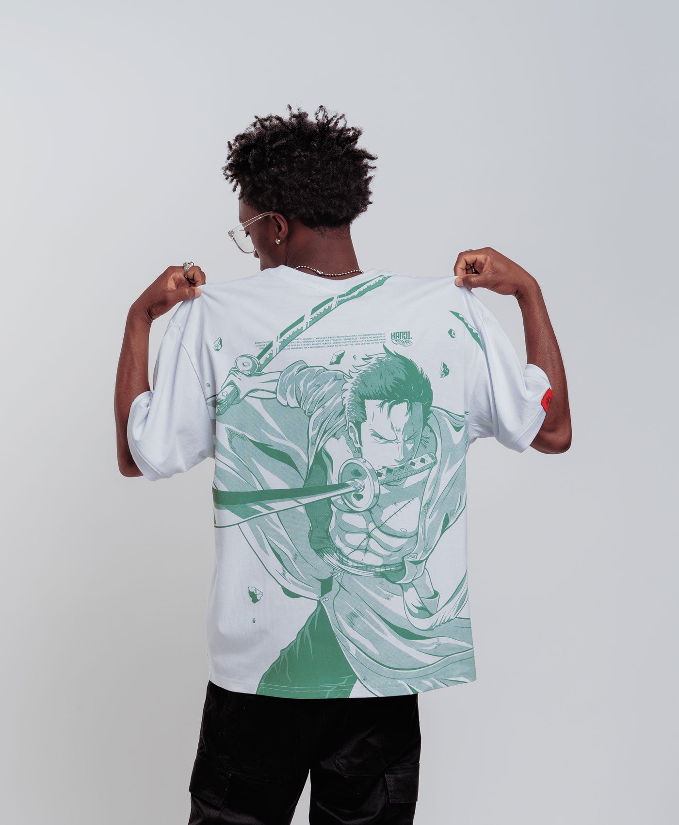 Polera Oversize Anime One Piece Roronoa Zoro 