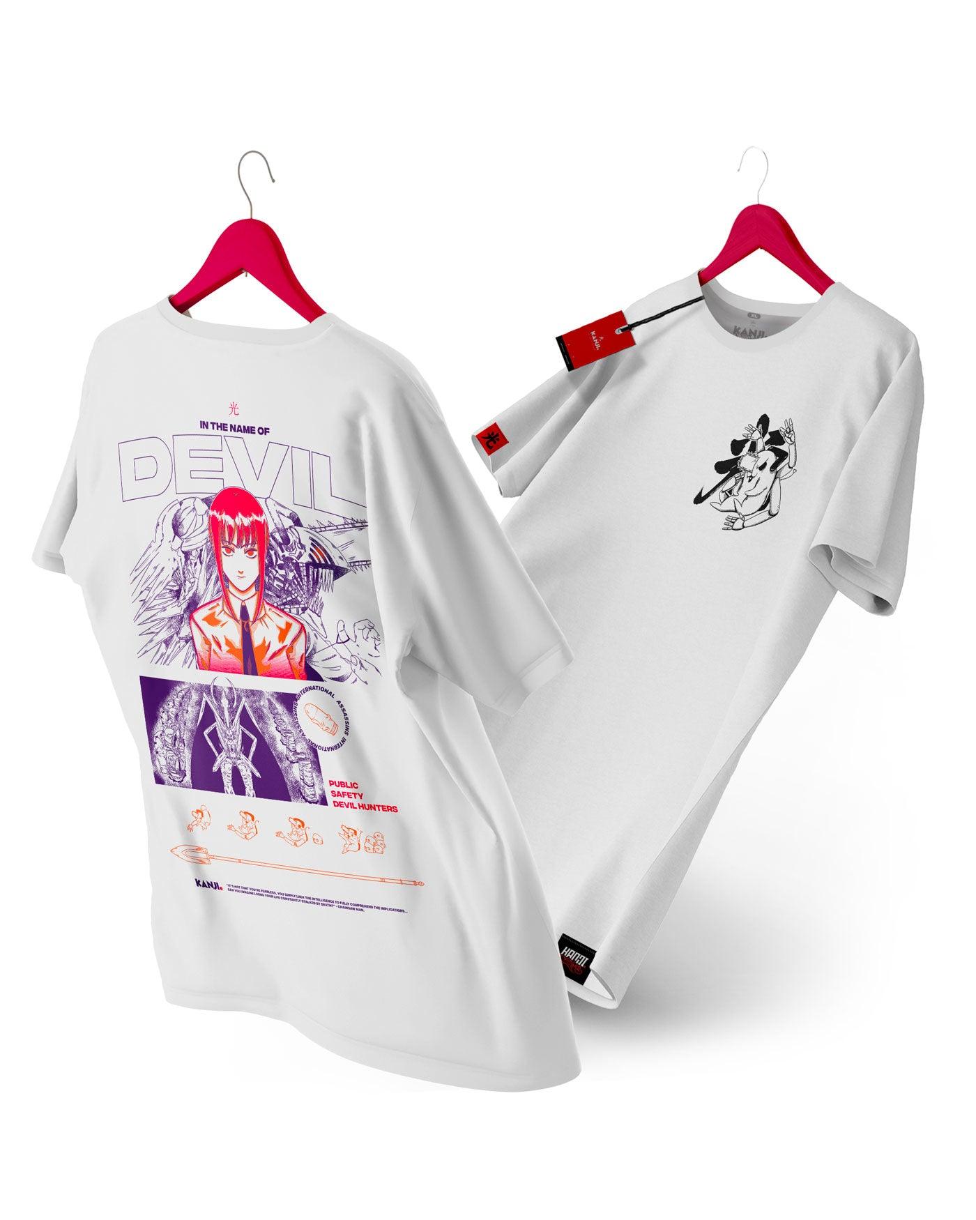 Polera anime con diseño Chainsaw Man 3