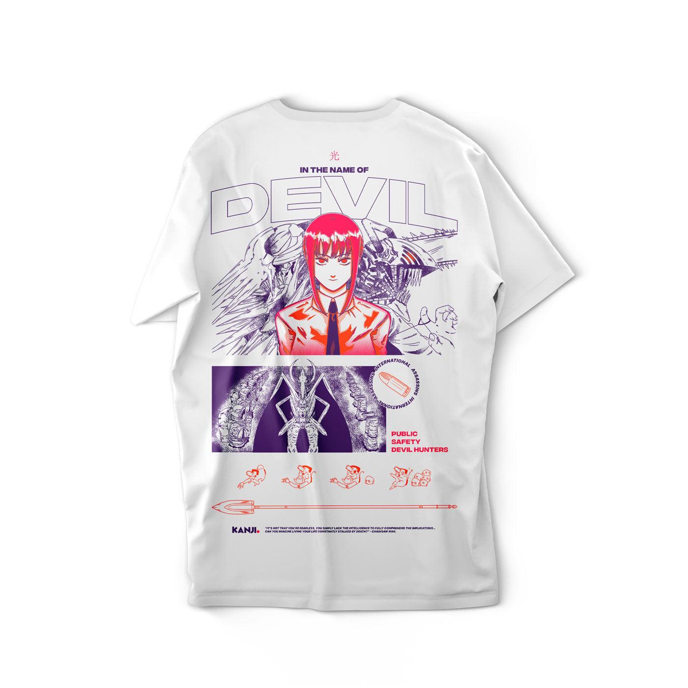 Polera anime con diseño Chainsaw Man 3