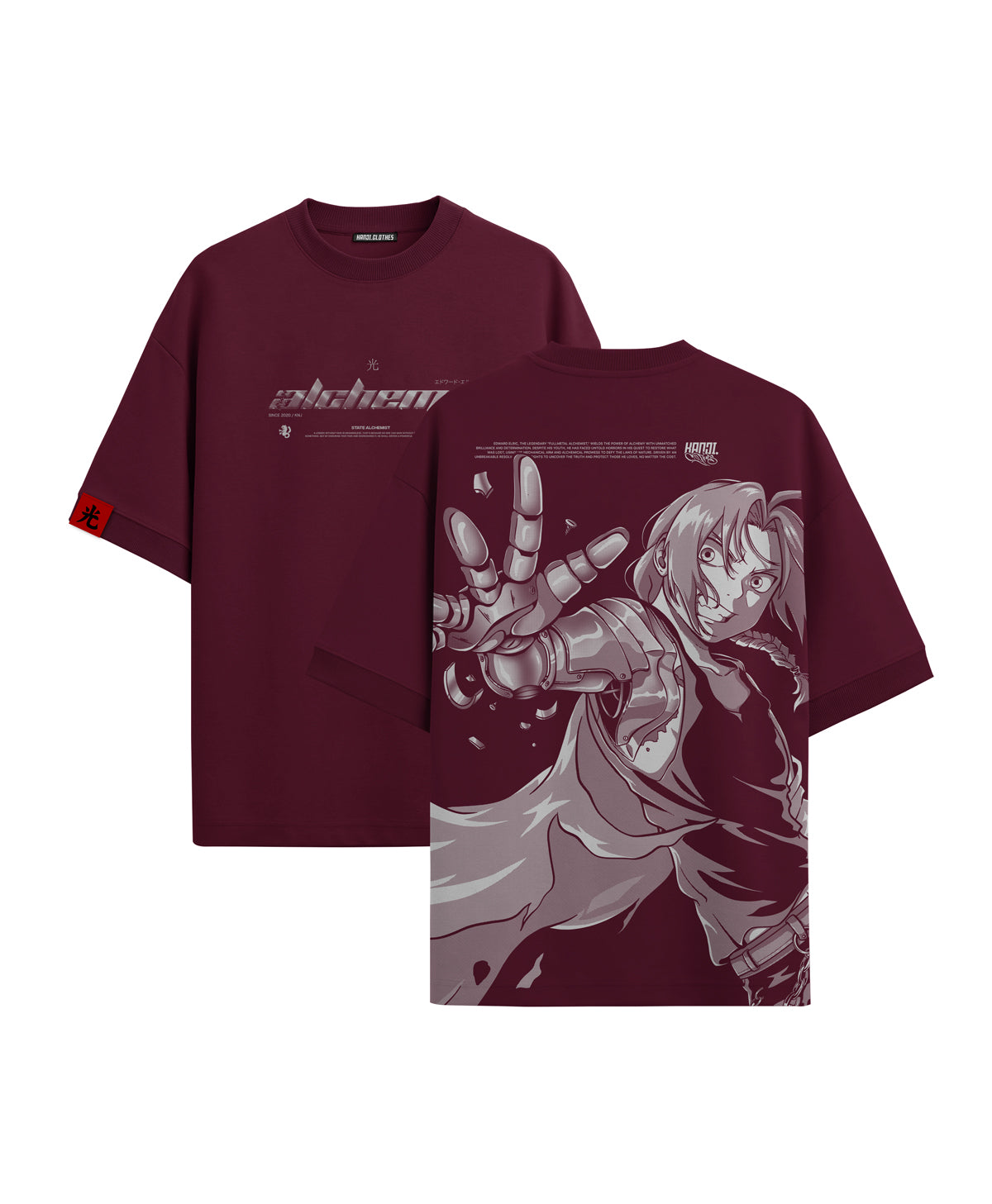 Polera Oversize Anime Fullmetal Alchemist Edward Elric 