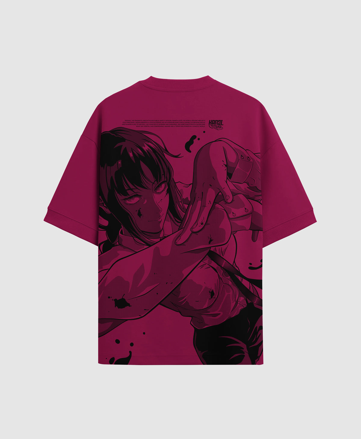 Polera Oversize Anime Chainsaw Man Makima 