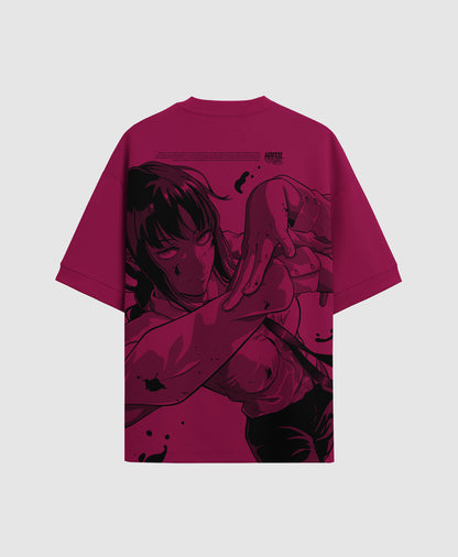 Polera Oversize Anime Chainsaw Man Makima 