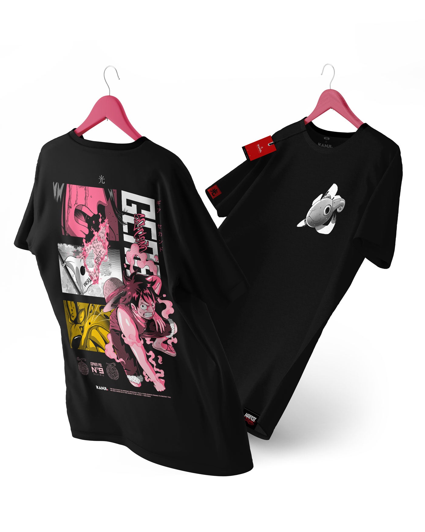 Polera Anime One Piece #color_negro