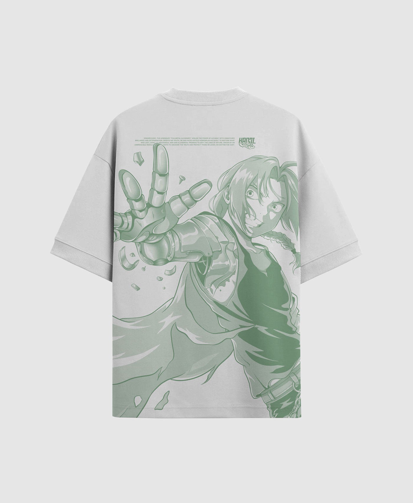 Polera Oversize Anime Fullmetal Alchemist Edward Elric #color_blanco