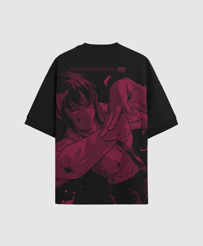 Polera Oversize Anime Chainsaw Man Makima 