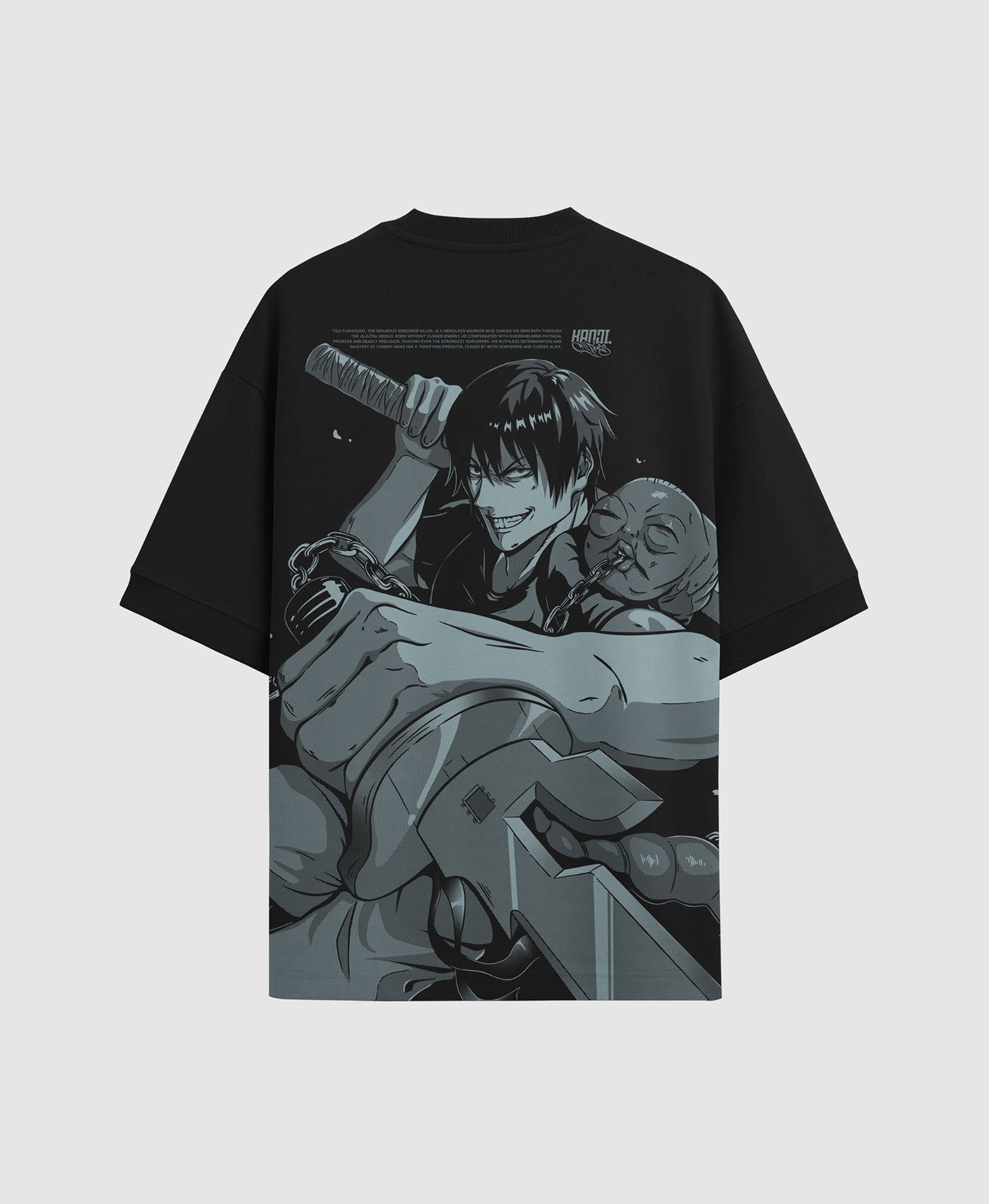 Polera Oversize Anime Jujutsu Kaisen Toji Fushiguro 