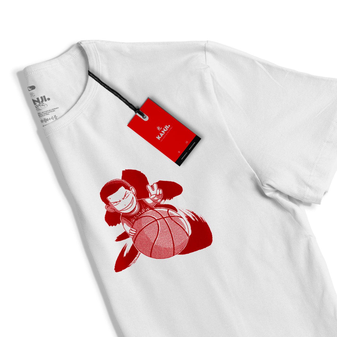 Polera anime con diseño Slam Dunk