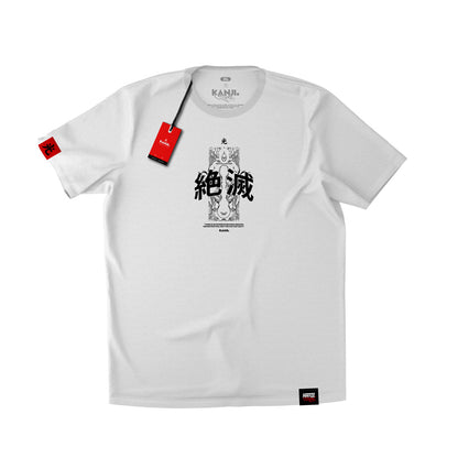 Polera mitología japonesa con diseño Sosaku Tengu