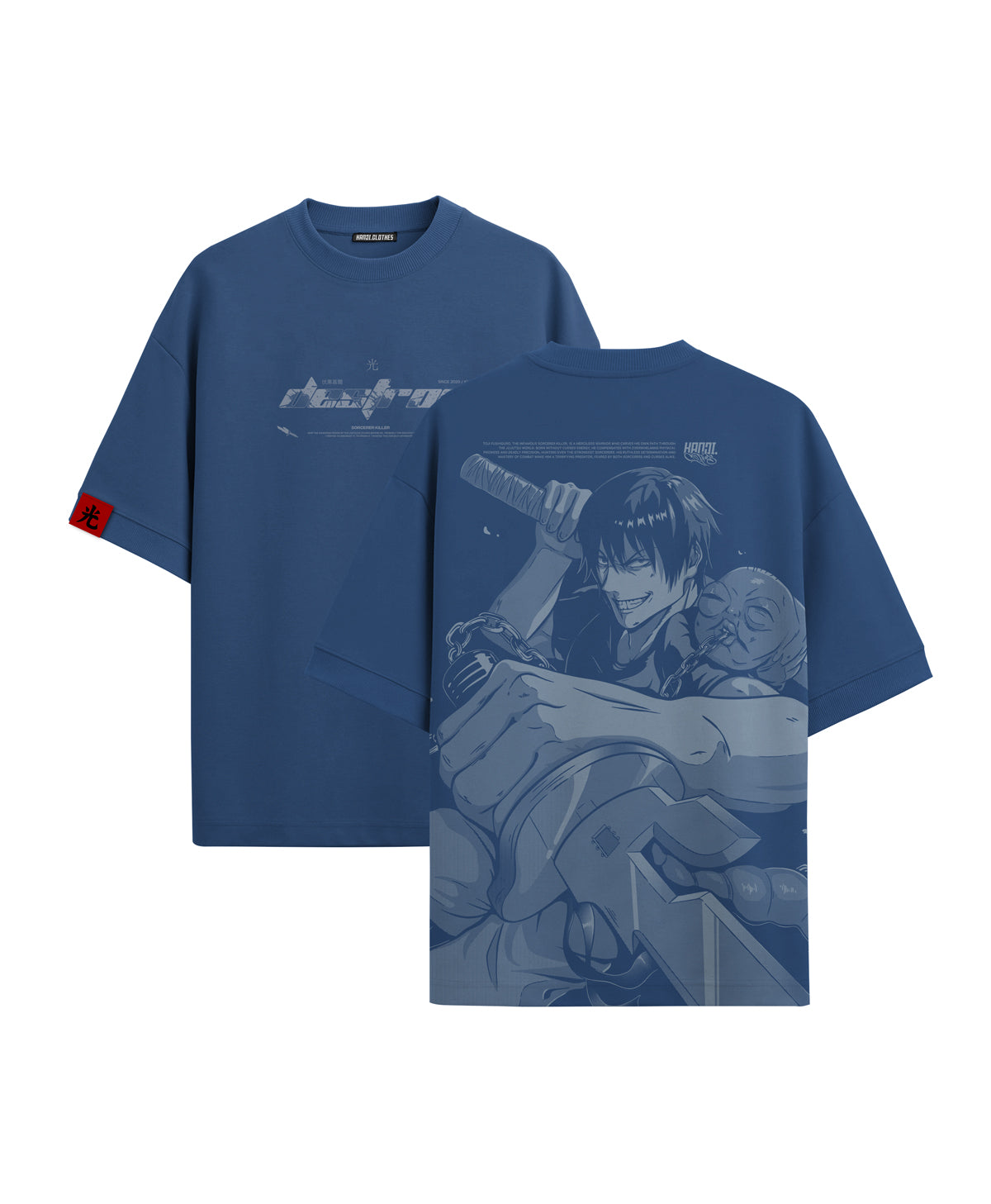 Polera Oversize Anime Jujutsu Kaisen Toji Fushiguro 