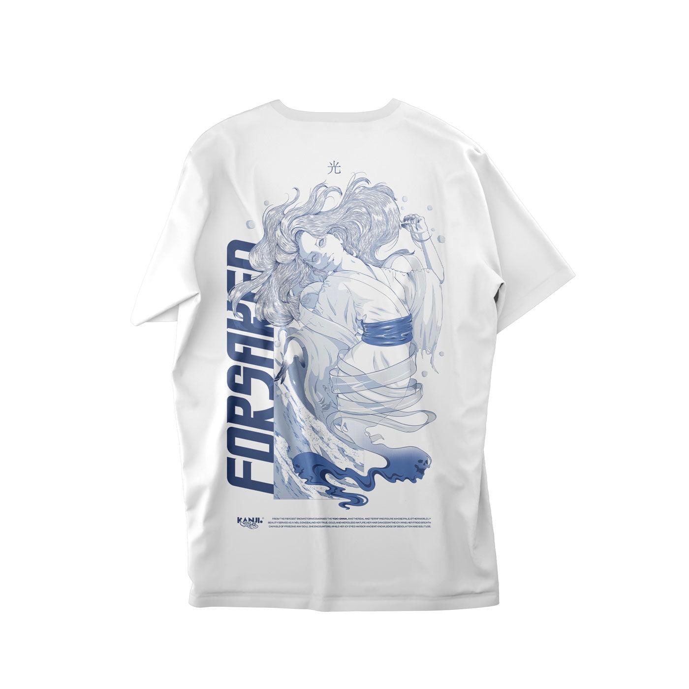 Polera yokais japoneses con diseño Yuki Onna