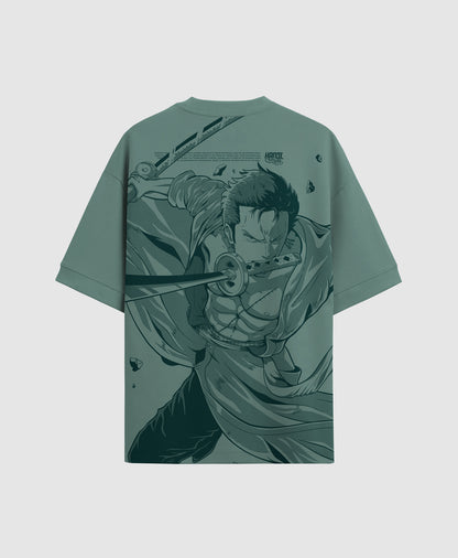 Polera Oversize Anime One Piece Roronoa Zoro 